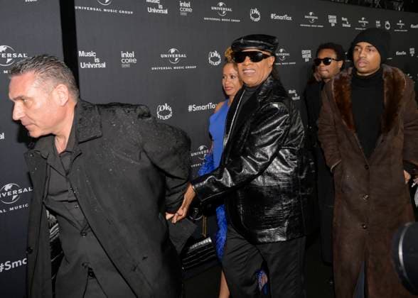 04 February 2024 - Hollywood, California - Stevie Wonder. 2024 Universal Music Group Awards After Party Celebrates The 66th Annual GRAMMY Awards at Nya Studios. Photo Credit: Billy Bennight AdMedia 301310 2024-02-05 California Hollywood Etats-Unis  Copyright: xAdMediax STAR_301310_006
