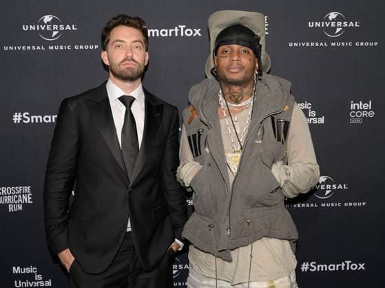 Universal Music Group Awards After Party Celebrates The 66th Annual GRAMMY AWARDS 04 February 2024 - Hollywood, California - Tariq Cherif and Ski Mask the Slump God. 2024 Universal Music Group Awards After Party Celebrates The 66th Annual GRAMMY Awards at Nya Studios. Photo Credit: Billy Bennight AdMedia Hollywood California United States EDITORIAL USE ONLY  Copyright: xx BillyxBennightx admphotostwo874905