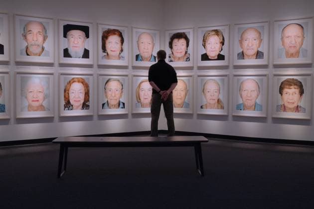 February 4, 2024, New York, New York, US: A Museum of Jewish Heritage patron visits Survivors: Faces of Life After the Holocaust. The portraits by famed photographer Martin Schoeller in his distinguished hyper-detailed style document 75 survivors of the liberation of Auschwitz on its 75th anniversary. The NYC museum in lower manhattan is a Living Memorial to the Holocaust. New York US - ZUMAh156 20240204_znp_h156_001 Copyright: xMiloxHessx