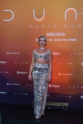 February 5, 2024, Mexico City, Ciudad de Mexico, Mexico: February 05, 2024, Mexico City, Mexico: Actress Florence Pugh attends the Photocall from Dune: Part Two at Mexico City Four Season Hotel. on February 5, 2024. In Mexico City, Mexico. Mexico City Mexico - ZUMAe321 20240205_zea_e321_107 Copyright: xCarlosxTischler xEyepixxGroupx