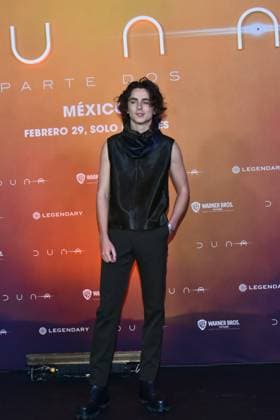 February 5, 2024, Mexico City, Ciudad de Mexico, Mexico: February 05, 2024, Mexico City, Mexico: Actor Timotho e Chalamet attends the Photocall from Dune: Part Two at Mexico City Four Season Hotel. on February 5, 2024. In Mexico City, Mexico. Mexico City Mexico - ZUMAe321 20240205_zea_e321_148 Copyright: xCarlosxTischler xEyepixxGroupx