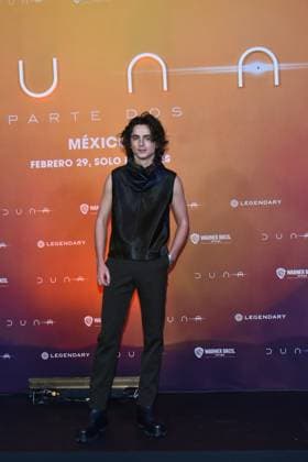 February 5, 2024, Mexico City, Ciudad de Mexico, Mexico: February 05, 2024, Mexico City, Mexico: Actor Timotho e Chalamet attends the Photocall from Dune: Part Two at Mexico City Four Season Hotel. on February 5, 2024. In Mexico City, Mexico. Mexico City Mexico - ZUMAe321 20240205_zea_e321_166 Copyright: xCarlosxTischler xEyepixxGroupx