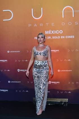 February 5, 2024, Mexico City, Ciudad de Mexico, Mexico: February 05, 2024, Mexico City, Mexico: Actress Florence Pugh attends the Photocall from Dune: Part Two at Mexico City Four Season Hotel. on February 5, 2024. In Mexico City, Mexico. Mexico City Mexico - ZUMAe321 20240205_zea_e321_177 Copyright: xCarlosxTischler xEyepixxGroupx