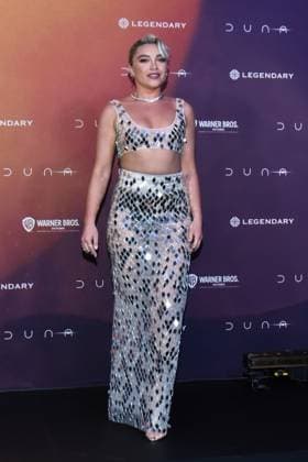 February 5, 2024, Mexico City, Ciudad de Mexico, Mexico: February 05, 2024, Mexico City, Mexico: Actress Florence Pugh attends the Photocall from Dune: Part Two at Mexico City Four Season Hotel. on February 5, 2024. In Mexico City, Mexico. Mexico City Mexico - ZUMAe321 20240205_zea_e321_191 Copyright: xCarlosxTischler xEyepixxGroupx