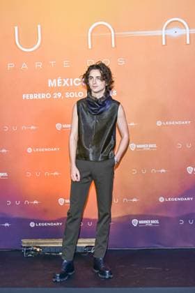 Dune: Part Two Film Photocall February 05, 2024, Mexico City, Mexico: Actor Timothee Chalamet attends the Photocall from Dune: Part Two at Mexico City Four Season Hotel. Mexico City Mexico Copyright: xCarlosxTischlerxxEyepixxGroupx