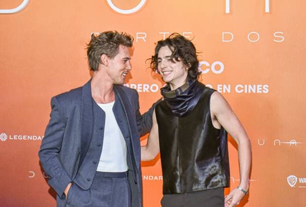 Dune: Part Two Film Photocall February 05, 2024, Mexico City, Mexico: Actors Austin Butler and Timothee Chalame attend the Photocall from Dune: Part Two at Mexico City Four Season Hotel. Mexico City Mexico Copyright: xCarlosxTischlerxxEyepixxGroupx