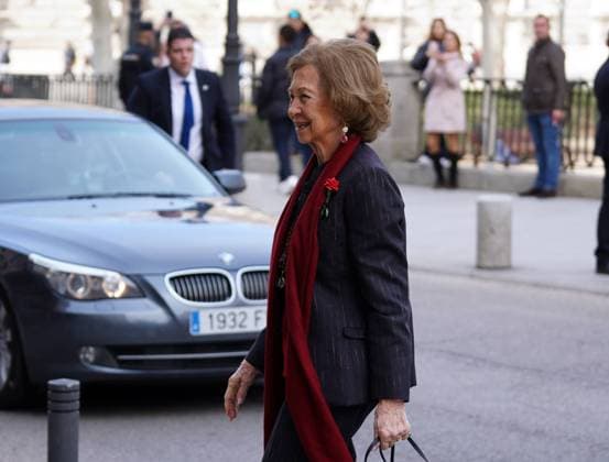 Queen Sofia meets with the board of trustees of the Higher School of Music in Madrid, Tuesday, February 6, 2024 Cordon Press