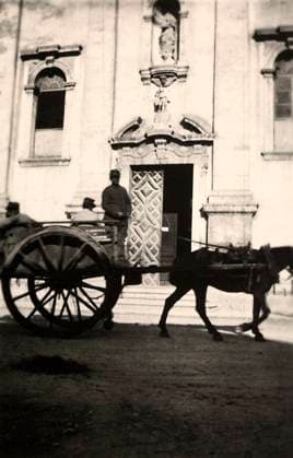 The portal of the church of Romans D Isonzo, Gorizia, Italy, photographed during WWI (b w photo) 1251697 The portal of the church of Romans D Isonzo, Gorizia, Italy, photographed during WWI (b w photo) by Ojetti, Ugo (1871-1946) ; (add.info.: Ojetti, Ugo Romans D Isonzo, Gorizia, Italy); Fratelli Alinari Museum Collections, Florence, Italy. Copyright: xFratellixAlinarixMuseumxCollections,xFlorence,xItalyx xBridgemanxImagesx 1251697
