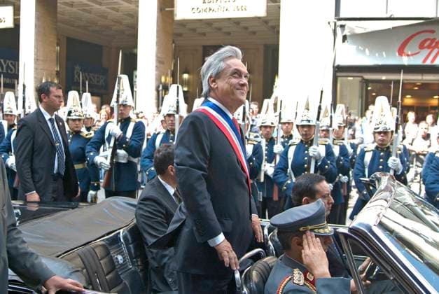 March 12, 2010, Santiago, Rm, Chile: Former President SebastioÂ¡n PioÂ±era (74 years old) died when the helicopter he was piloting crashed. The helicopter fell this Tuesday, February 6, in the middle of Lake Ranco, in the Los RoÂ­os region of southern Chile. According to the first information, the tragic event occurred at 2:57 p.m., in the rural sector of Ilihue. The former president s helicopter took off in the middle of a rainy day in the area and after a few minutes of flight it lost lift and fell into the lake. Of the four occupants of the helicopter, 3 survived, but the former president died at the scene. Sebastian PioÂ±era takes over as president of the Republic of Chile. Santiago Chile - ZUMAa202 20100312_zip_a202_008 Copyright: xFranciscoxAriasx