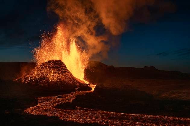 Geldingadalir eruption Reykjanes Peninsula Iceland  Copyright: xx 6039-18189995