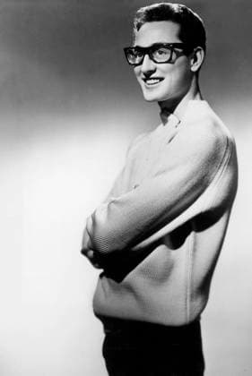 Singer Buddy Holly (Aka Buddy Holley , Real Name Charles Hardin) here Late 50 S (b w photo) 1646737 Singer Buddy Holly (Aka Buddy Holley , Real Name Charles Hardin) here Late 50 S (b w photo); (add.info.: singer Buddy Holly (aka Buddy Holley , real name Charles Hardin) here late 50 s). Copyright: xBridgemanxImagesx 1646737