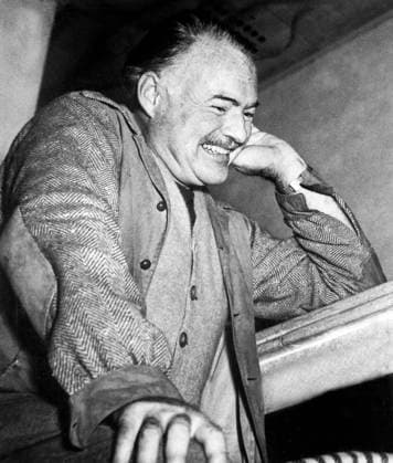 Writer Ernest Hemingway on Holidays in Italy, Lake Maggiore, 1948 (b w photo) 1647094 Writer Ernest Hemingway on Holidays in Italy, Lake Maggiore, 1948 (b w photo); (add.info.: L ecrivain Ernest Hemingway en vacances en Italie au Lac Majeur, 1948 ( prix Nobel de litterature le 28 octobre 1954) --- Writer Ernest Hemingway on holidays in Italy, Lake Maggiore, 1948); Photo AGIP. Copyright: xPhotox xAGIPx xBridgemanxImagesx 1647094