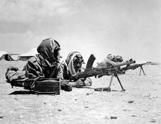 Arab-Israeli War, 1948 (b w photo) 1701017 Arab-Israeli War, 1948 (b w photo); (add.info.: The 1948 (or First) Arab Israeli War was the second and final stage of the 1947 1949 Palestine war.). Copyright: xBridgemanxImagesx 1701017