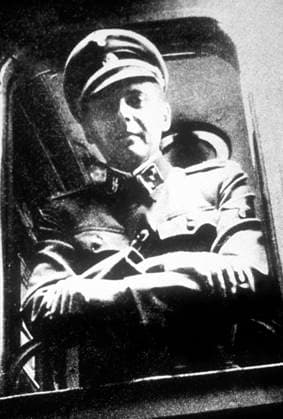 Colonel Doctor Josef Mengele (1911-1979), known as the angel of the death because of his medical experiments on prisoners interned in Auschwitz extermination camp, here in the 40 s 1706284 Colonel Doctor Josef Mengele (1911-1979), known as the angel of the death because of his medical experiments on prisoners interned in Auschwitz extermination camp, here in the 40 s; (add.info.: Colonel doctor Josef Mengele (1911-1979), known as the angel of the death because of his medical experiments on prisoners interned in Auschwitz extermination camp, here in the 40 s. Deadly experiments. Escaped to South America). Copyright: xBridgemanxImagesx 1706284