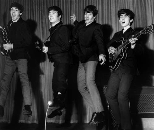 The Beatles (Paul McCartney, John Lennon, Ringo Starr and George Harrison) in 1963 1706319 The Beatles (Paul McCartney, John Lennon, Ringo Starr and George Harrison) in 1963. Copyright: xBridgemanxImagesx 1706319