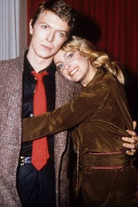 David Bowie and Sydne Rome 1942303 David Bowie and Sydne Rome by Unknown photographer, (20th century); (add.info.: British singer and actor David Bowie with his friend Sydne Rome, american actress. London, february 17th 1978.). Copyright: xBridgemanxImagesx 1942303