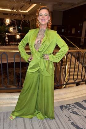 15. Deutschen Musikautor innenpreis Jennifer Weist, Sängerin der Band Jennifer Rostock Ankunft zur Verleihung des 15. Deutschen Musikautor innenpreis im Hotel Ritz in Berlin, am 08.02.2024