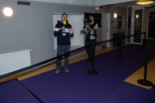 Musician and YouTuber Benjamin Hav arrives at Echoprisen in Osterbrohuset, Thursday, February 8, 2024 Copenhagen Osterbrohuset, Oesterbro Denmark Copyright: xKristianxTuxenxLadegaardxBergx 2E6A4333