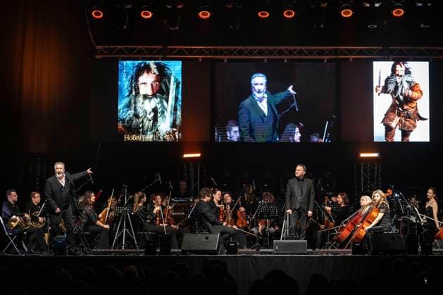 William Kircher beim Konzert The Music of Der Herr der Ringe, Der Hobbit & Die Ringe der Macht in der Messehalle. Erfurt, 10.02.2024