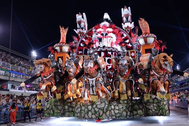 News Themen der Woche KW06 News Bilder des Tages RIO DE JANEIRO, RJ - 11.02.2024: SAMBA SCHOOLS PARADE CARNIVAL RJ 2024 - Parade of GRES Unidos do Porto da Pedra, a special group for the Rio de Janeiro Carnival, which took place this Sunday, 11 02, at Marques de Sapucai, in Rio de Janeiro RJ. x2493264x  CristianexMota