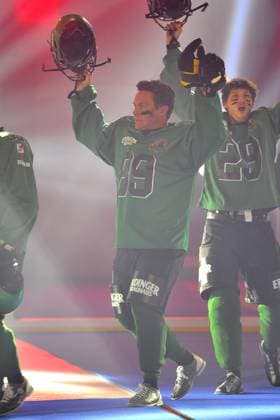 RTL - American Ice Football . Stefan Mross anläßlich des RTL TV-Events American Ice Football am 11.02.2024 in der SAP-Arena Mannheim. 20240211MWI120493