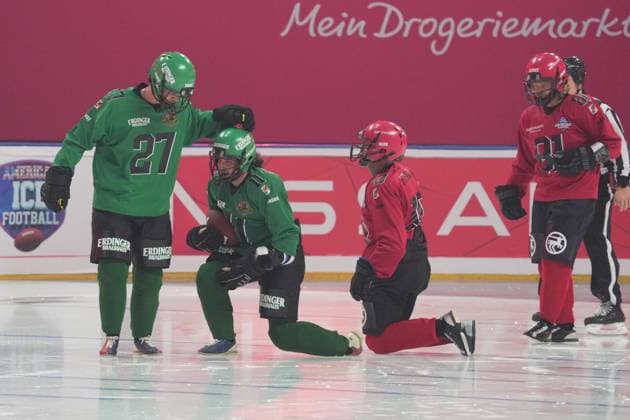 American Ice Football - 11.02.2024 Das Event-Spektakel in der SAP Arena Mannheim. Mannheim SAP Arena Baden-Württemberg
