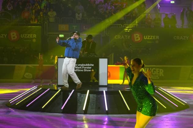 American Ice Football - 11.02.2024 Das Event-Spektakel in der SAP Arena Mannheim mit Mark Forster. Mannheim SAP Arena Baden-Württemberg
