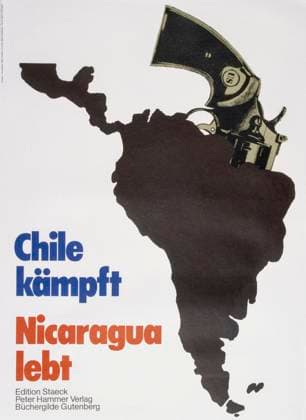 Sandinista National Liberation Front (FSLN) propaganda poster in Nicaragua. The party was named after Augusto CÄ‚ sar Sandino, who led the Nicaraguan resistance against the United States occupation of Nicaragua in the 1930s. The FSLN overthrew Anastasio Somoza in 1979, ending the Somoza dynasty, and established a revolutionary government in its place. Following their seizure of power, the Sandinistas ruled Nicaragua from 1979 to 1990, first as part of a Junta of National Reconstruction., Copyright: xUnitedxArchivesx xWorldxHistoryxArchivex WHA_104_0502 !ACHTUNG AUFNAHMEDATUM GESCH TZT!