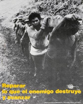 Sandinista National Liberation Front (FSLN) propaganda poster in Nicaragua. The party was named after Augusto CÄ‚ sar Sandino, who led the Nicaraguan resistance against the United States occupation of Nicaragua in the 1930s. The FSLN overthrew Anastasio Somoza in 1979, ending the Somoza dynasty, and established a revolutionary government in its place. Following their seizure of power, the Sandinistas ruled Nicaragua from 1979 to 1990, first as part of a Junta of National Reconstruction., Copyright: xUnitedxArchivesx xWorldxHistoryxArchivex WHA_104_0510 !ACHTUNG AUFNAHMEDATUM GESCH TZT!