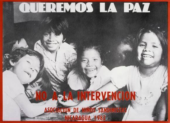 Sandinista National Liberation Front (FSLN) propaganda poster in Nicaragua. The party was named after Augusto CÄ‚ sar Sandino, who led the Nicaraguan resistance against the United States occupation of Nicaragua in the 1930s. The FSLN overthrew Anastasio Somoza in 1979, ending the Somoza dynasty, and established a revolutionary government in its place. Following their seizure of power, the Sandinistas ruled Nicaragua from 1979 to 1990, first as part of a Junta of National Reconstruction., Copyright: xUnitedxArchivesx xWorldxHistoryxArchivex WHA_104_0546 !ACHTUNG AUFNAHMEDATUM GESCH TZT!