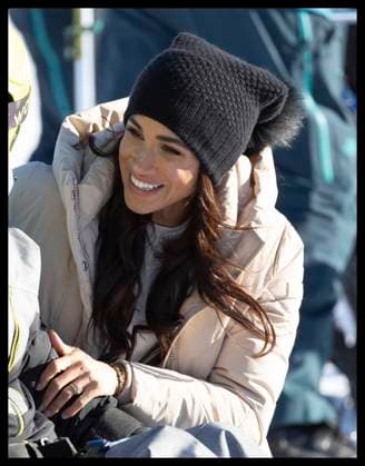. 14 02 2024. Whistler, Canada. Prince Harry and Meghan Markle, the Duke and Duchess of Sussex, at a training camp in Whistler, Canada, as part of a series of one year to go events for next years Invictus Games.  xStephenxLockx xi-Imagesx IIM-24993-0101
