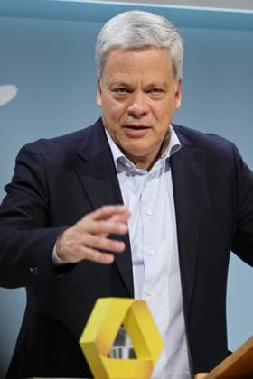 15.02.2024, Frankfurt, DEU Jahrespressekonferenz der Commerzbank AG. Manfred Knof, Vorstandsvorsitzender der Commerzbank AG *** 15 02 2024, Frankfurt, DEU Annual Press Conference of Commerzbank AG Manfred Knof, Chairman of the Board of Managing Directors of Commerzbank AG