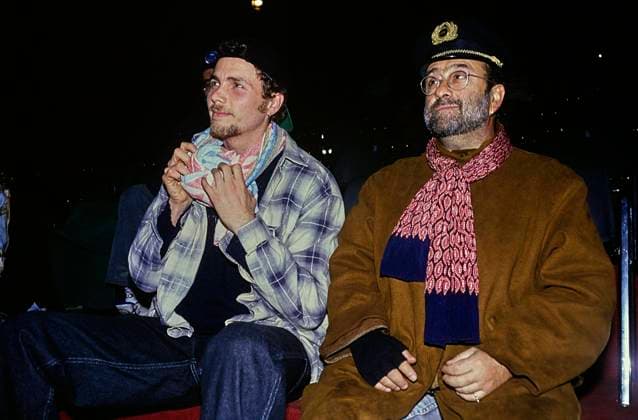 The Italian singer Lucio Dalla with Jovanotti, c.1980 (photo) 4819885 The Italian singer Lucio Dalla with Jovanotti, c.1980 (photo); Team Alinari. Copyright: xTeamx xAlinarix xBridgemanxImagesx 4819885