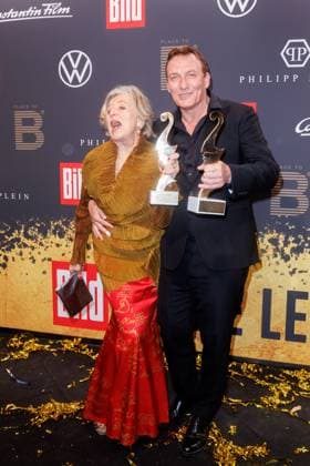BILD Place to B X Constantin Film Party Jutta Speidel und Oliver Masucci bei der BILD Place to B X Constantin Film Party anlässlich der 74. Internationalen Filmfestspiele Berlin (Berlinale) im Borchardt Restaurant am 17.02.2024 in Berlin. *** BILD Place to B X Constantin Film Party Jutta Speidel and Oliver Masucci at the BILD Place to B X Constantin Film Party on the occasion of the 74th Berlin International Film Festival Berlinale at Borchardt Restaurant on February 17, 2024 in Berlin Copyright: xEventpressxKochanx