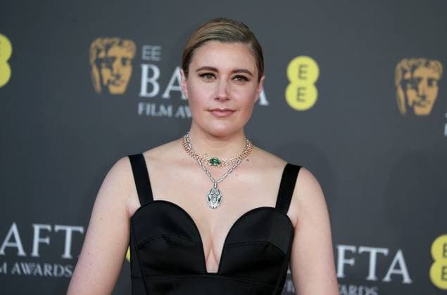 February 18, 2024, London, United Kingdom: Greta Gerwig attends the 2024 EE BAFTA Film Awards at The Royal Festival Hall in London. London United Kingdom - ZUMAs197 20240218_aaa_s197_252 Copyright: xFredxDuvalx
