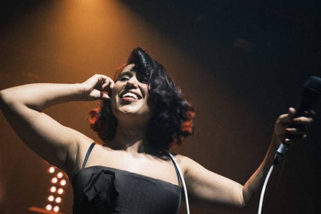 February 18, 2024, Copenhagen, Copenhagen, Denmark: Copenhagen, Denmark. 18th, February 2024. The English singer and songwriter Raye performs a live concert at VEGA in Copenhagen. Copenhagen Denmark - ZUMAg262 20240218_zea_g262_039 Copyright: xFlemmingxBoxJensex