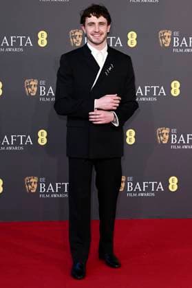 Paul Mescal bei der Verleihung der BAFTA Film Awards 2024 77th British Academy Film Awards in der Royal Festival Hall. London, 18.02.2024 *** Paul Mescal at the BAFTA Film Awards 2024 77th British Academy Film Awards at the Royal Festival Hall London, 18 02 2024 Foto:xS.xVasx xFuturexImagex bafta2024_4671