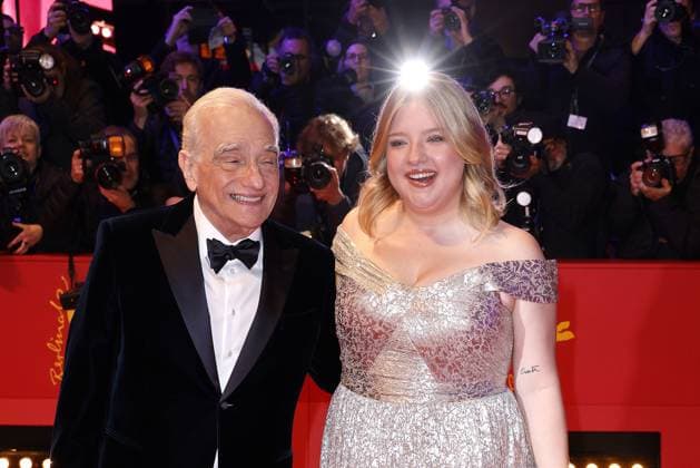 Martin Scorsese und seine Tochter Francesca Scorsese bei der Ankunft zur Goldenen Ehrenbaer Gala im Rahmen der 74. Berlinale International Film Festival am 20.02.2024 in Berlin Berlinale 2024- Goldener Eherenbaer Gala fuer Martin Scorsese