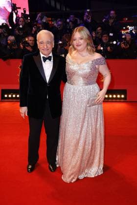 Martin Scorsese und seine Tochter Francesca Scorsese bei der Ankunft zur Goldenen Ehrenbaer Gala im Rahmen der 74. Berlinale International Film Festival am 20.02.2024 in Berlin Berlinale 2024- Goldener Eherenbaer Gala fuer Martin Scorsese