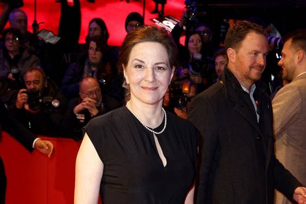 Martina Gedeck bei der Ankunft zur Goldenen Ehrenbaer Gala im Rahmen der 74. Berlinale International Film Festival am 20.02.2024 in Berlin Berlinale 2024- Goldener Eherenbaer Gala fuer Martin Scorsese
