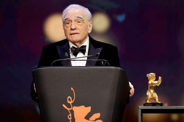 Martin Scorsese bei der Verleihung des Goldenen Ehrenbären an Martin Scorsese auf der Berlinale 2024 74. Internationale Filmfestspiele Berlin im Berlinale Palast. Berlin, 20.02.2024