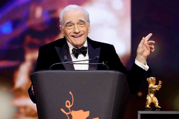 Martin Scorsese bei der Verleihung des Goldenen Ehrenbären an Martin Scorsese auf der Berlinale 2024 74. Internationale Filmfestspiele Berlin im Berlinale Palast. Berlin, 20.02.2024