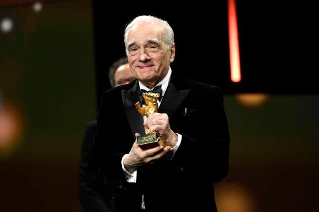 Martin Scorsese bei der Verleihung des Goldenen Ehrenbären an Martin Scorsese auf der Berlinale 2024 74. Internationale Filmfestspiele Berlin im Berlinale Palast. Berlin, 20.02.2024 *** Martin Scorsese at the presentation of the Honorary Golden Bear to Martin Scorsese at the Berlinale 2024 74 Berlin International Film Festival at the Berlinale Palast Berlin, 20 02 2024 Foto:xC.xNiehausx xFuturexImagex ehrenbaer_4578