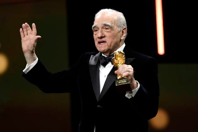 Martin Scorsese bei der Verleihung des Goldenen Ehrenbären an Martin Scorsese auf der Berlinale 2024 74. Internationale Filmfestspiele Berlin im Berlinale Palast. Berlin, 20.02.2024