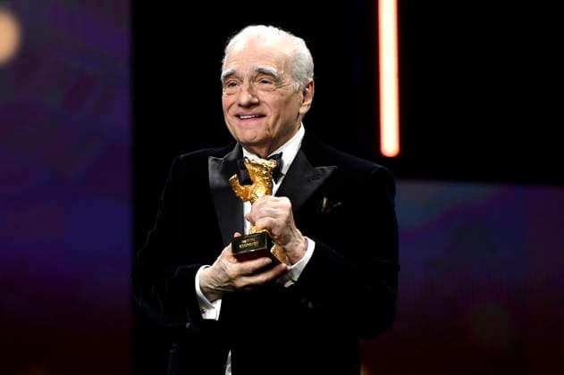 Bilder des Jahres 2024, Entertainment 02 Februar Entertainment Themen der Woche KW08 Entertainment Bilder des Tages Martin Scorsese bei der Verleihung des Goldenen Ehrenbären an Martin Scorsese auf der Berlinale 2024 74. Internationale Filmfestspiele Berlin im Berlinale Palast. Berlin, 20.02.2024 *** Martin Scorsese at the presentation of the Honorary Golden Bear to Martin Scorsese at the Berlinale 2024 74 Berlin International Film Festival at the Berlinale Palast Berlin, 20 02 2024 Foto:xC.xNiehausx xFuturexImagex ehrenbaer_4580