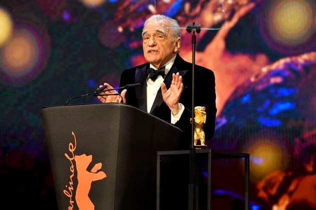 Martin Scorsese bei der Verleihung des Goldenen Ehrenbären an Martin Scorsese auf der Berlinale 2024 74. Internationale Filmfestspiele Berlin im Berlinale Palast. Berlin, 20.02.2024