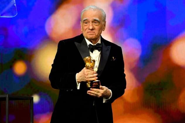 Martin Scorsese bei der Verleihung des Goldenen Ehrenbären an Martin Scorsese auf der Berlinale 2024 74. Internationale Filmfestspiele Berlin im Berlinale Palast. Berlin, 20.02.2024