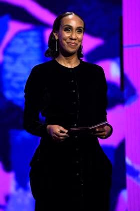 Hadnet Tesfai bei der Verleihung des Goldenen Ehrenbären an Martin Scorsese auf der Berlinale 2024 74. Internationale Filmfestspiele Berlin im Berlinale Palast. Berlin, 20.02.2024