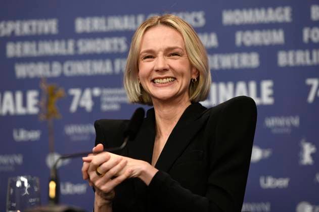 Carey Mulligan bei der Pressekonferenz zum Kinofilm Spaceman auf der Berlinale 2024 74. Internationale Filmfestspiele Berlin im Hotel Grand Hyatt. Berlin, 21.02.2024 *** Carey Mulligan at the press conference for the feature film Spaceman at the Berlinale 2024 74 Berlin International Film Festival at the Hotel Grand Hyatt Berlin, 21 02 2024 Foto:xC.xNiehausx xFuturexImagex spaceman_4314