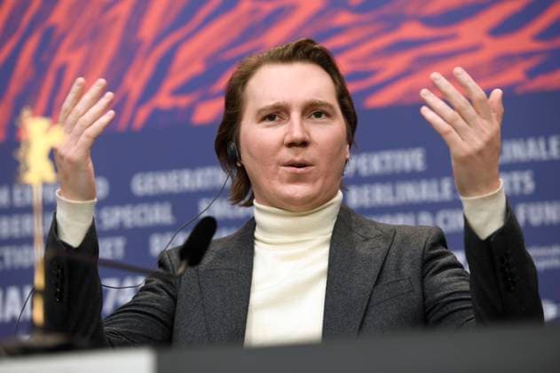 Paul Dano bei der Pressekonferenz zum Kinofilm Spaceman auf der Berlinale 2024 74. Internationale Filmfestspiele Berlin im Hotel Grand Hyatt. Berlin, 21.02.2024 *** Paul Dano at the press conference for the feature film Spaceman at the Berlinale 2024 74 Berlin International Film Festival at the Hotel Grand Hyatt Berlin, 21 02 2024 Foto:xC.xNiehausx xFuturexImagex spaceman_4328